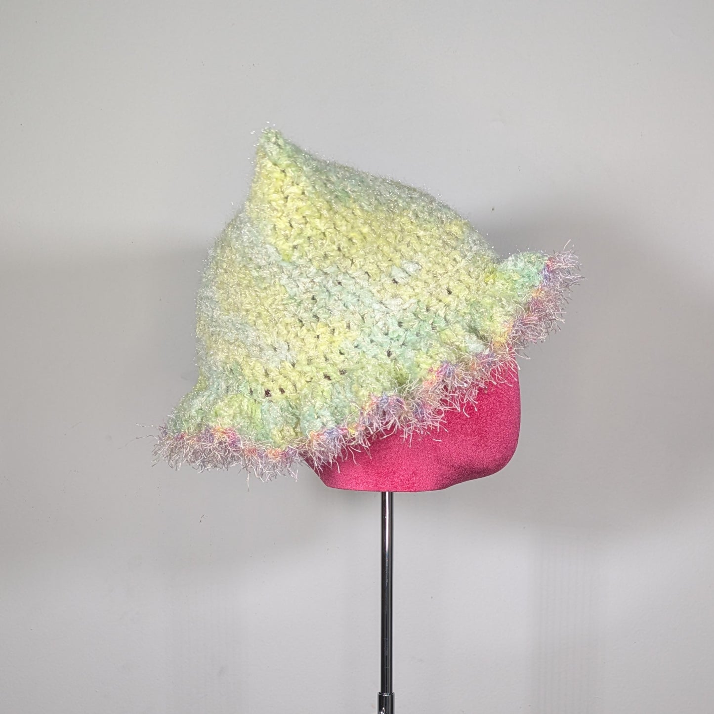 Milkweed Ruffled Cat Hat