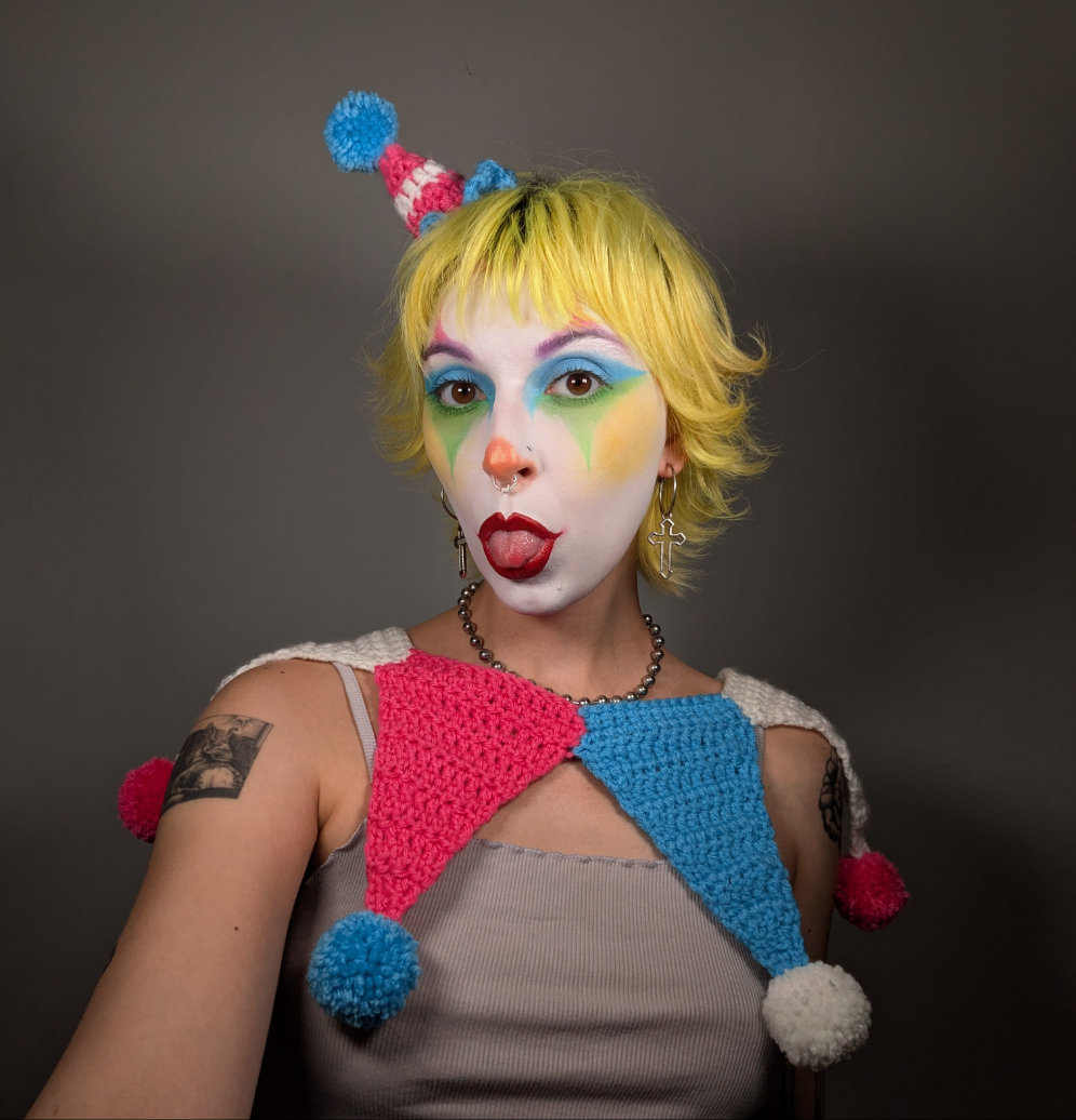 Pride Clown Hair Clips