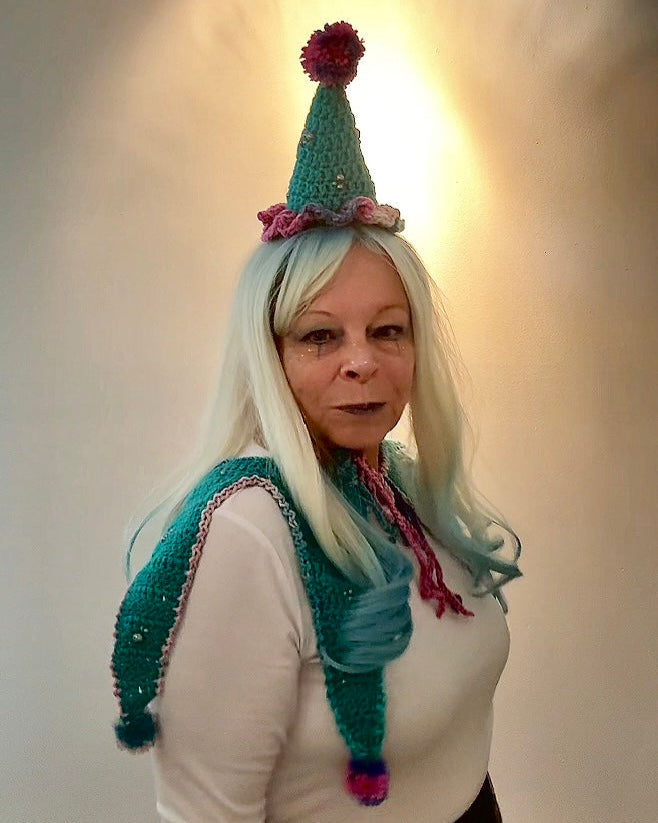 Birthday Clown Hat Pattern - PDF