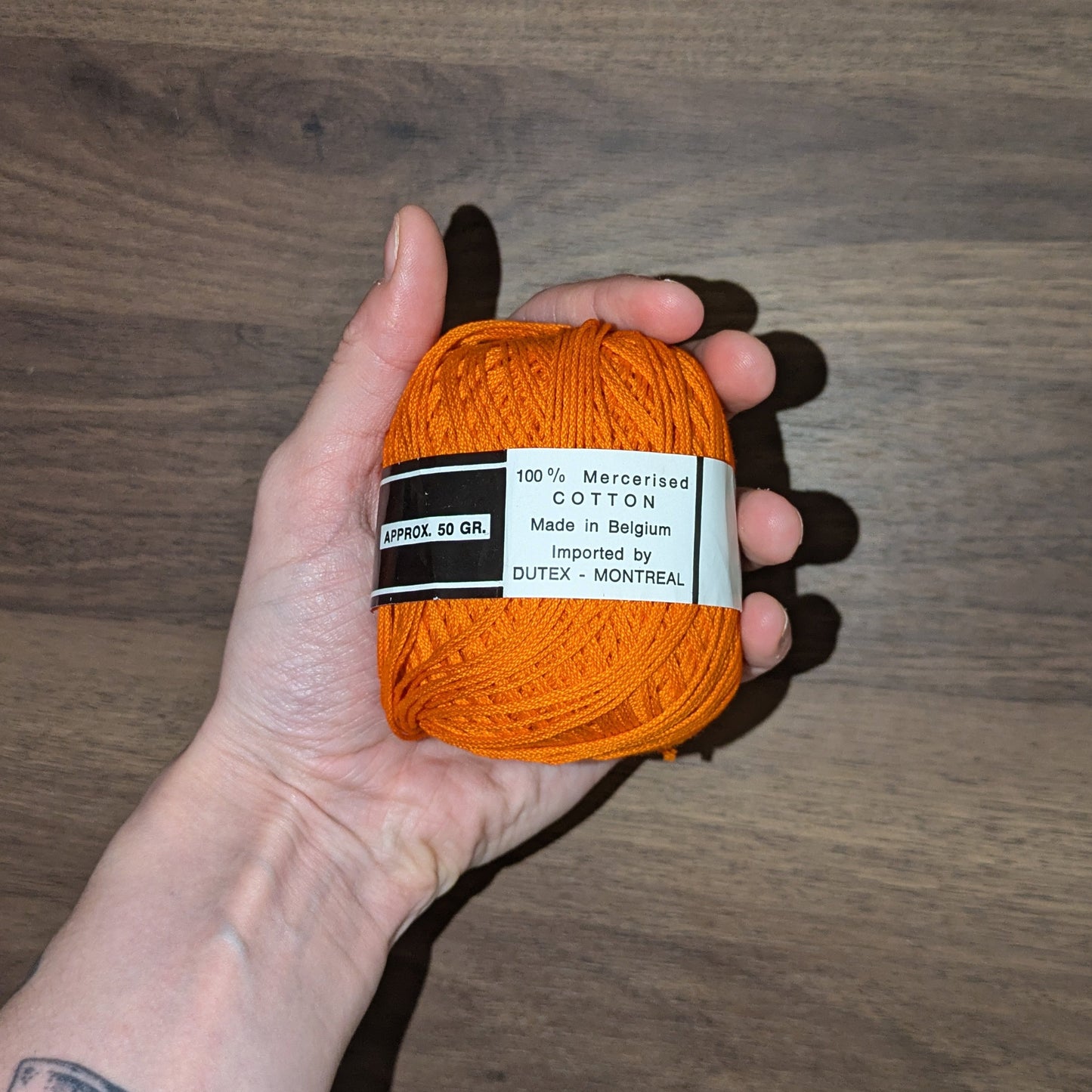 Orange Cotton Yarn (pack of 10)