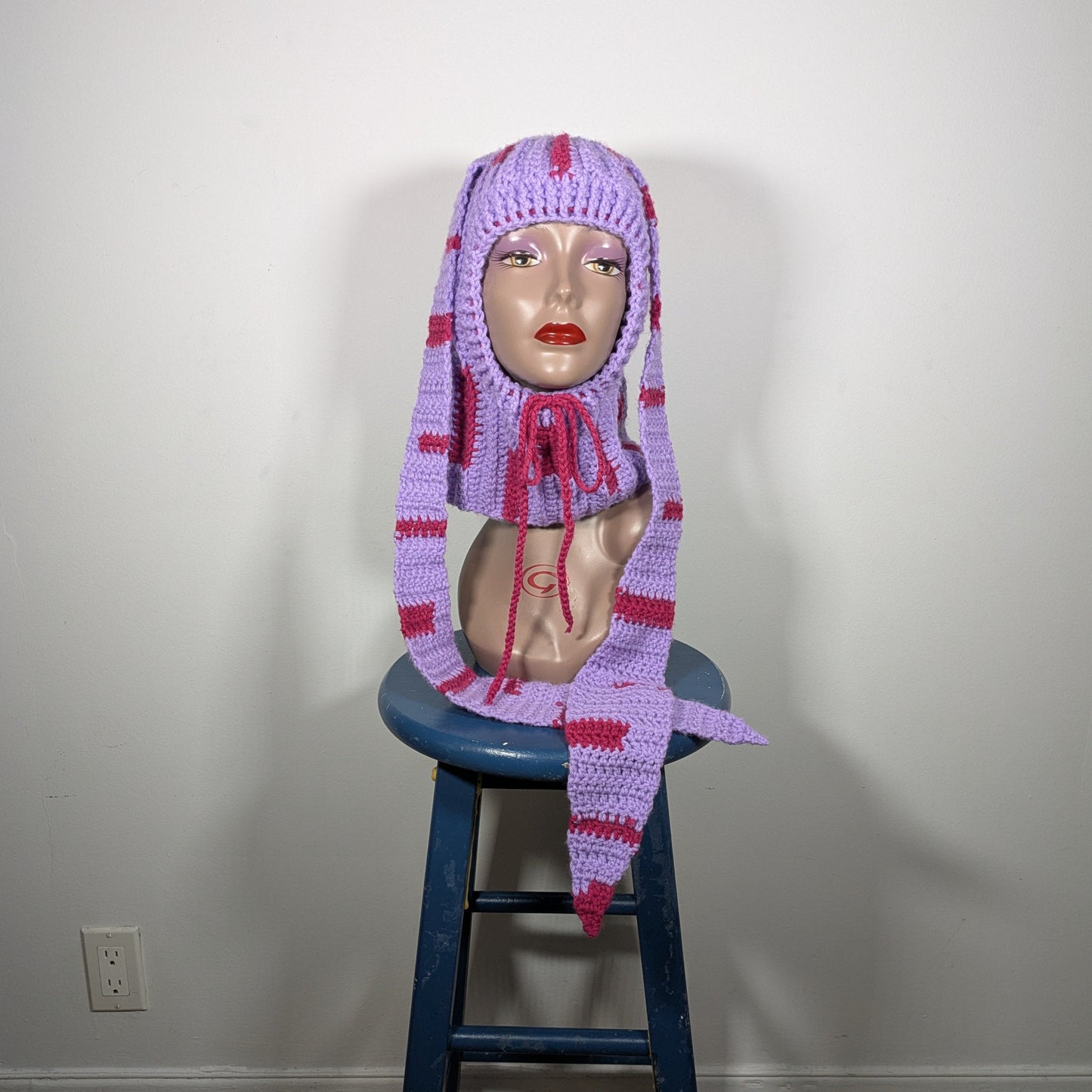 Purple Bunny Balaclava