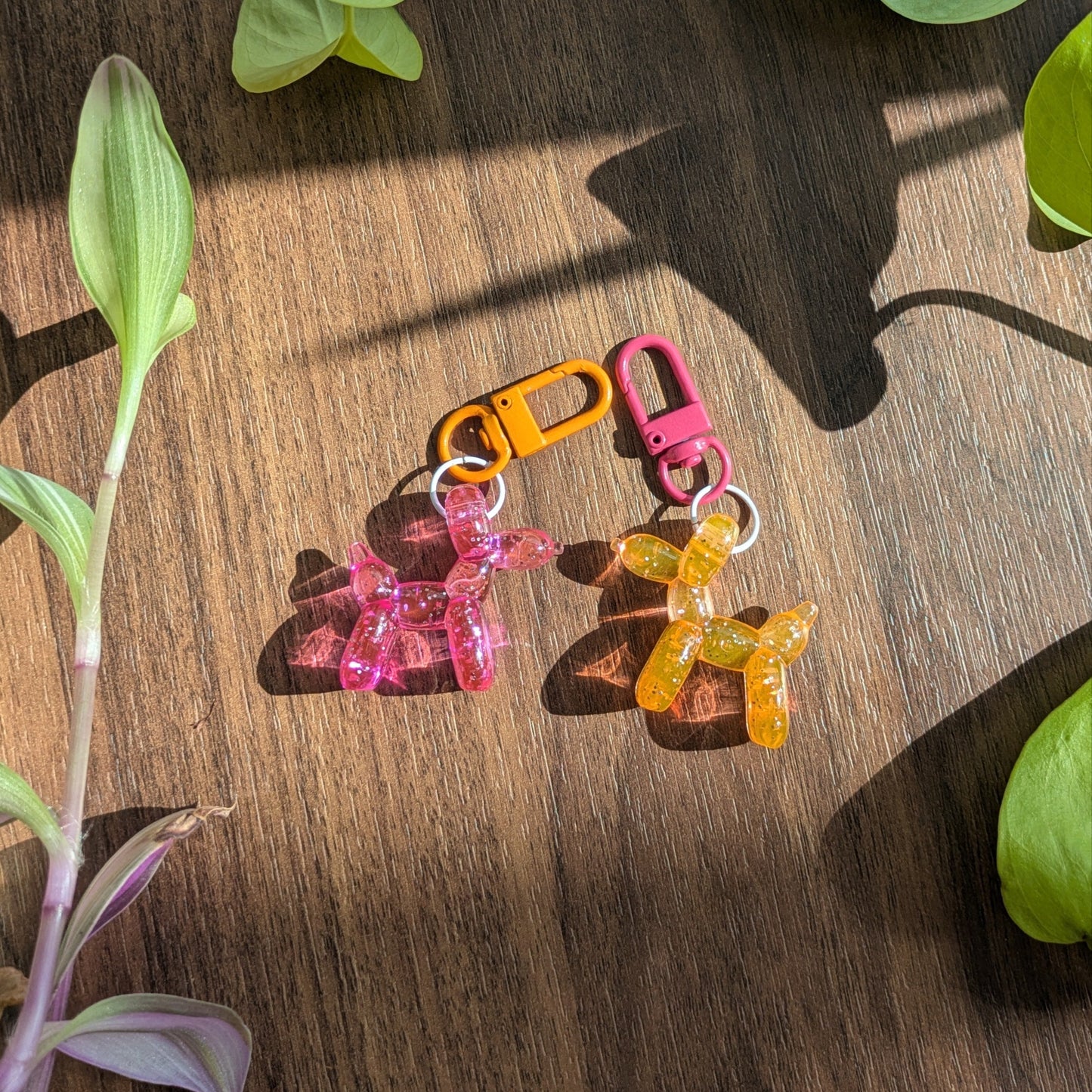 Pride Balloon Dog Keychains
