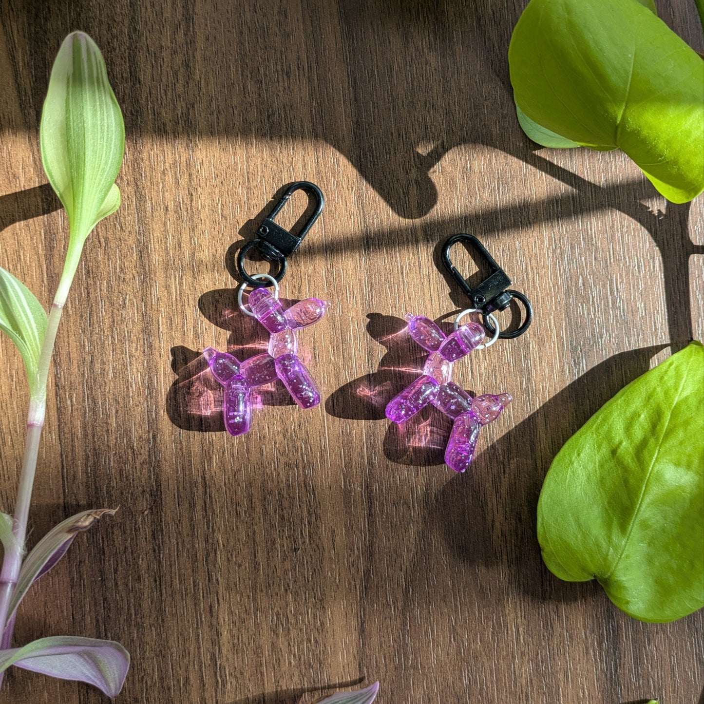 Pride Balloon Dog Keychains