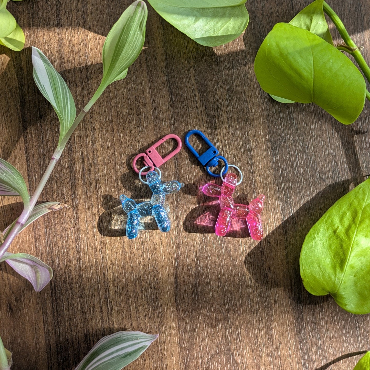 Pride Balloon Dog Keychains