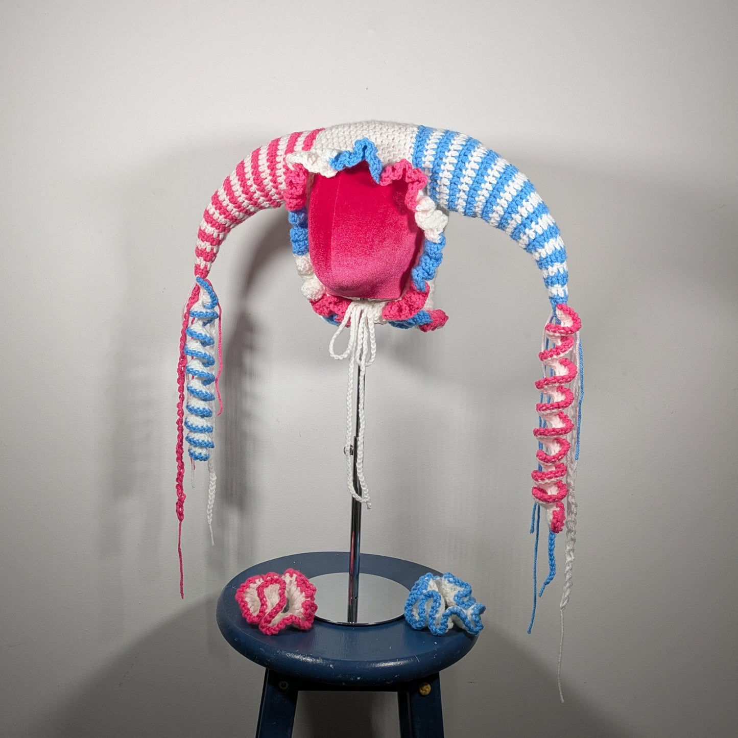 Trans Jester Hat + Cuffs