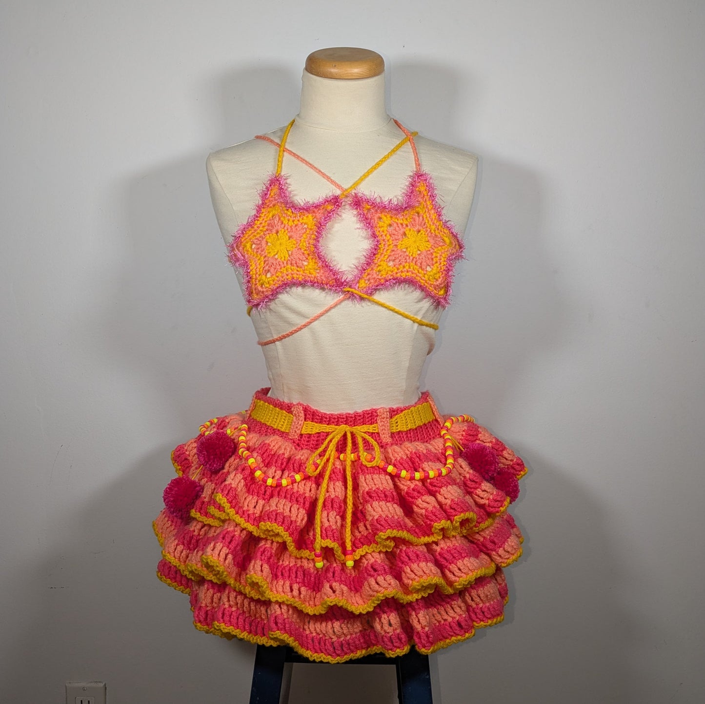 Crochet Star Bra