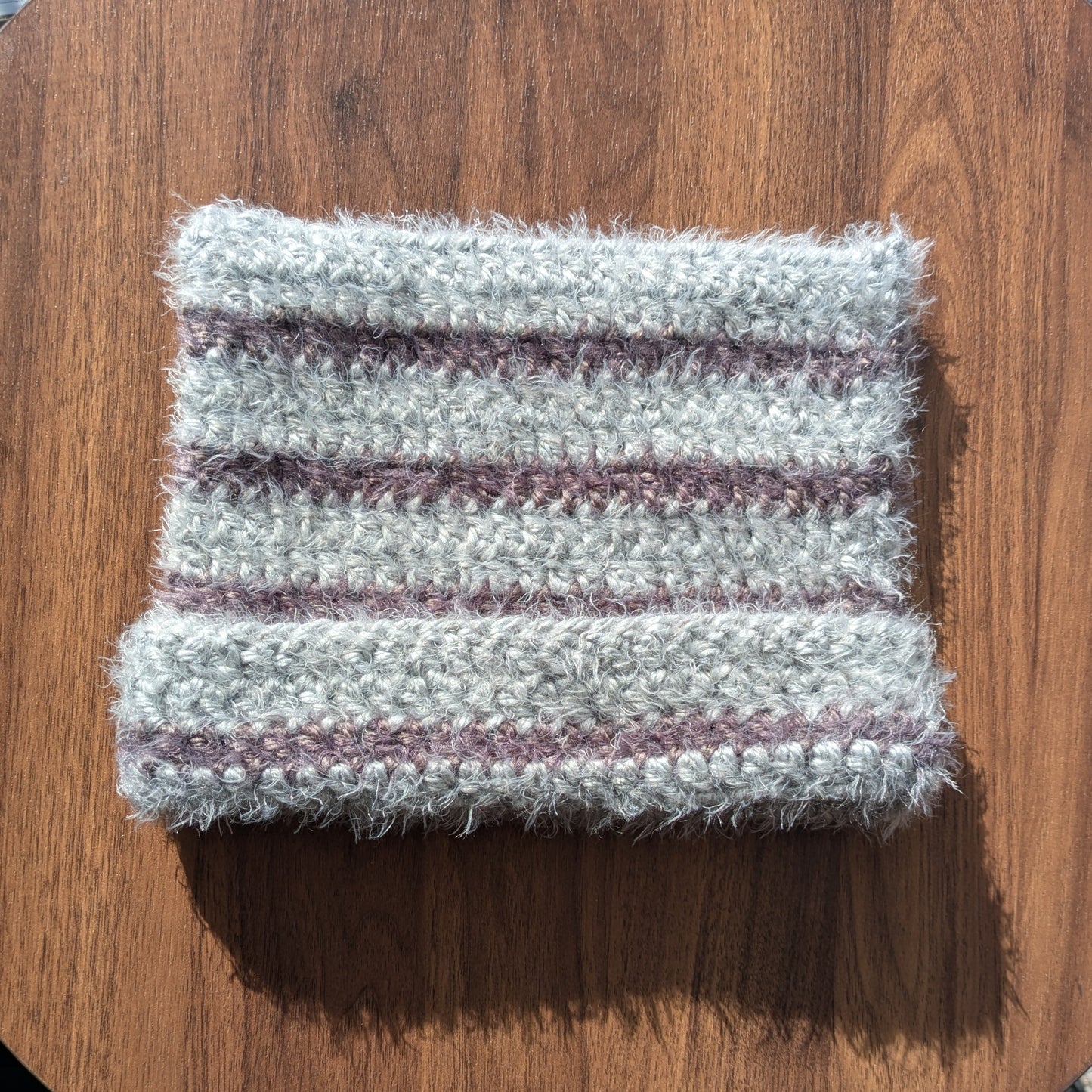 Fuzzy Striped Cat Hat