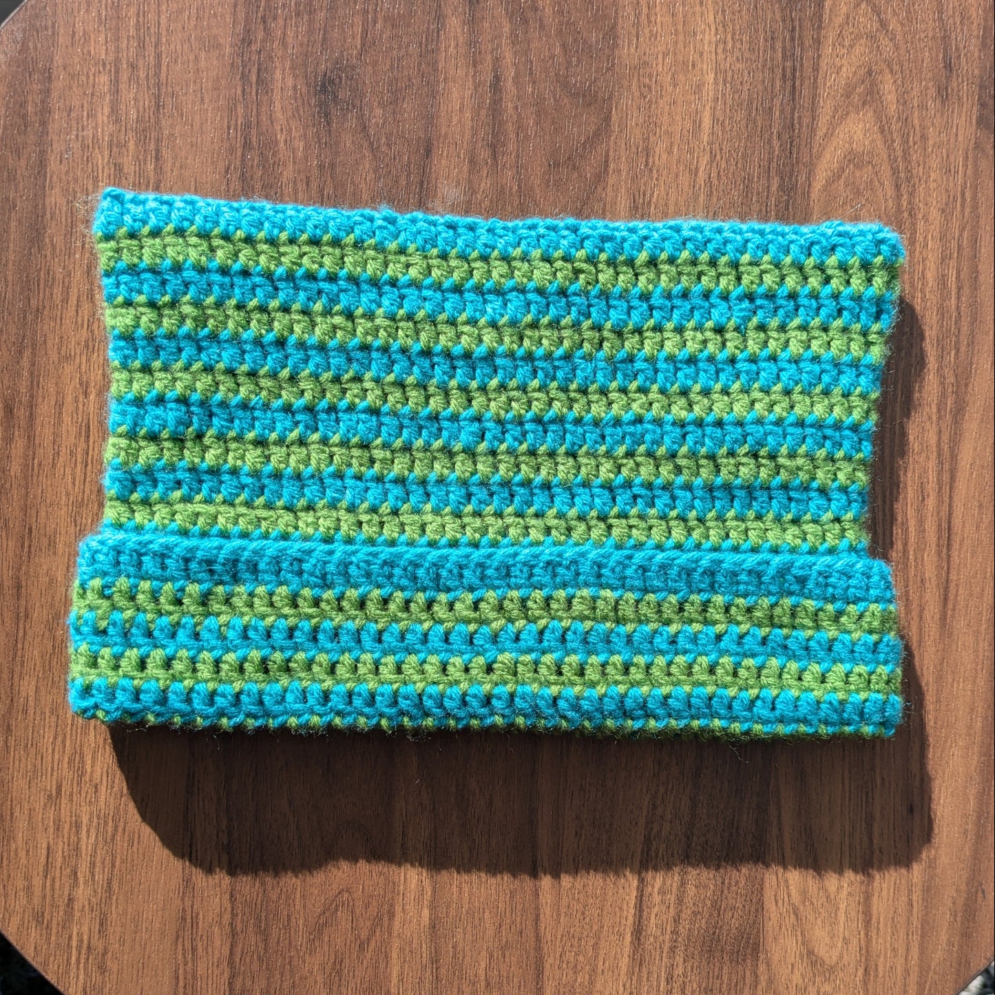 Blue & Green Cat Hat