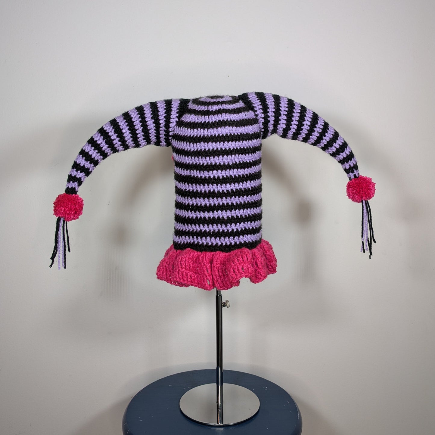 Black & Purple Jester Balaclava