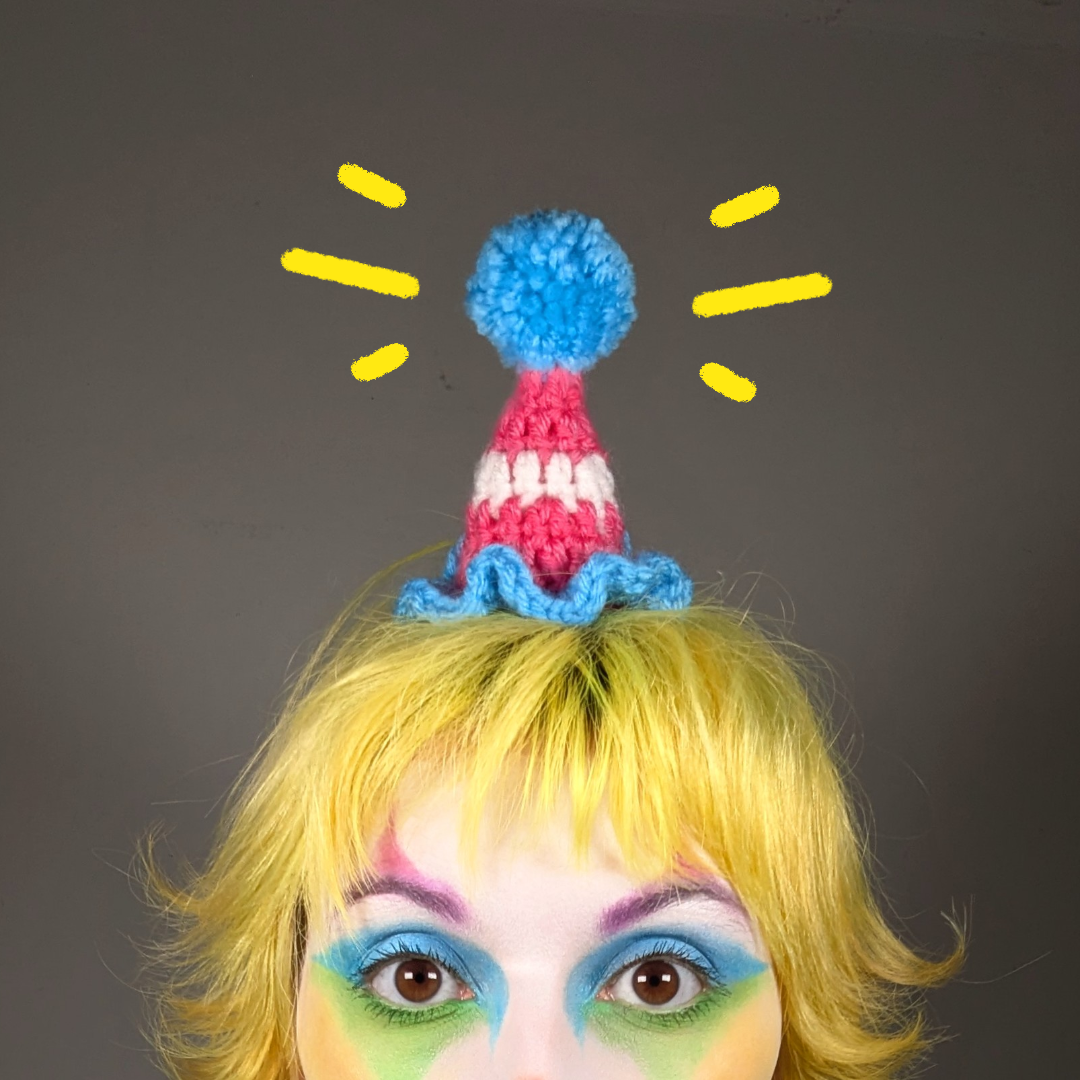 Pride Clown Hair Clips