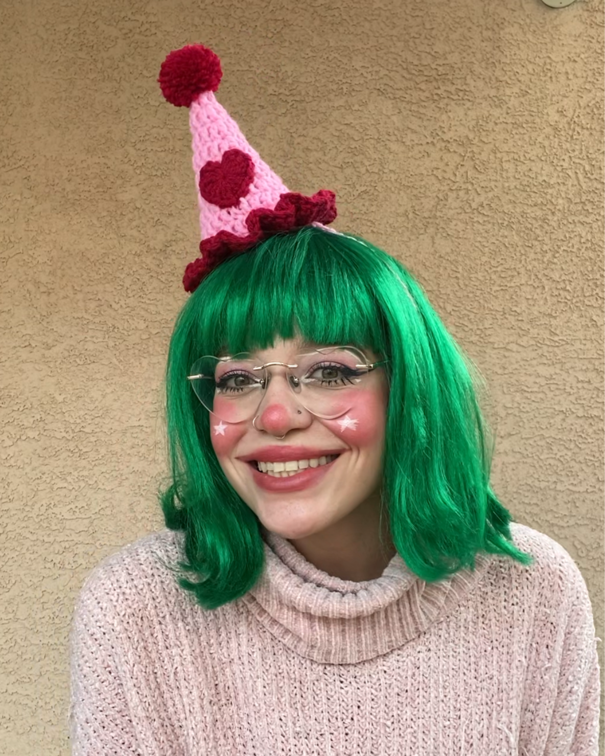 Birthday Clown Hat Pattern - PDF