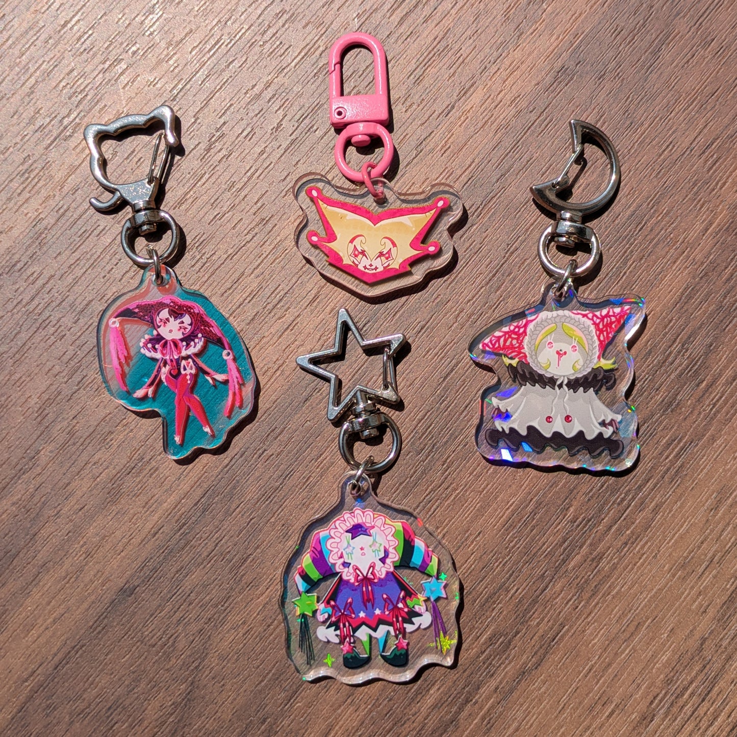 Pocket Clown Keychains
