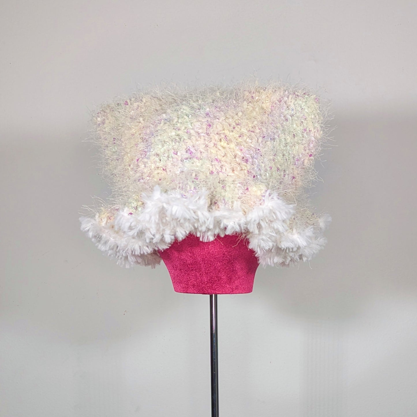 Cloud Ruffled Cat Hat