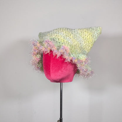 Milkweed Ruffled Cat Hat