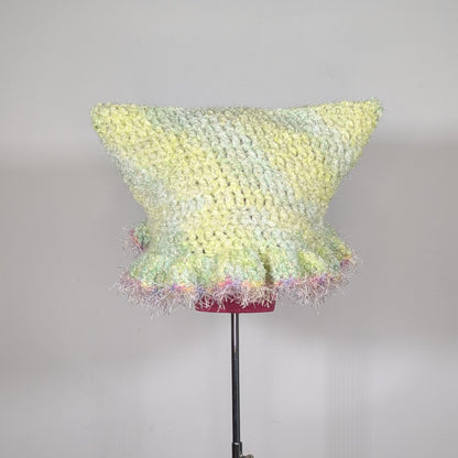 Milkweed Ruffled Cat Hat