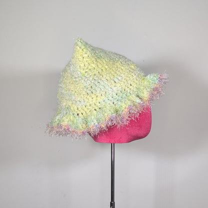 Milkweed Ruffled Cat Hat