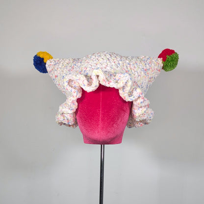 Clowny Ruffled Cat Hat