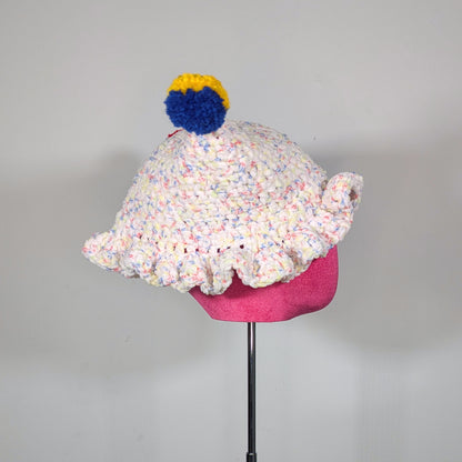 Clowny Ruffled Cat Hat