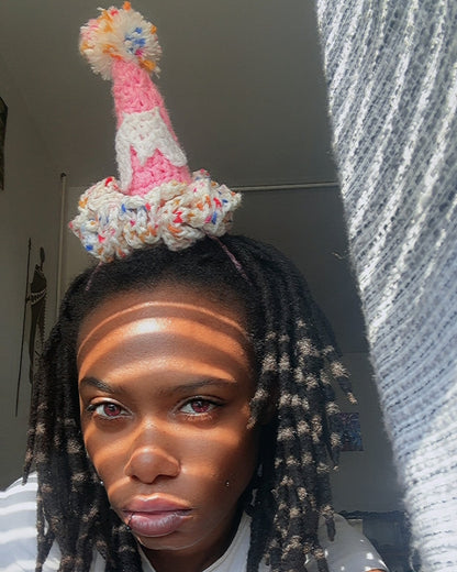 Birthday Clown Hat Pattern - PDF