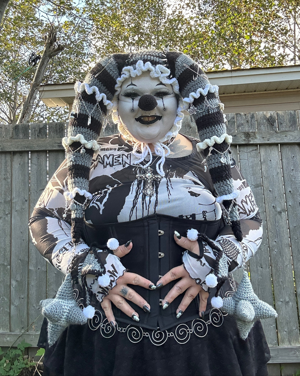 Bouncy Jester Hat Pattern - PDF