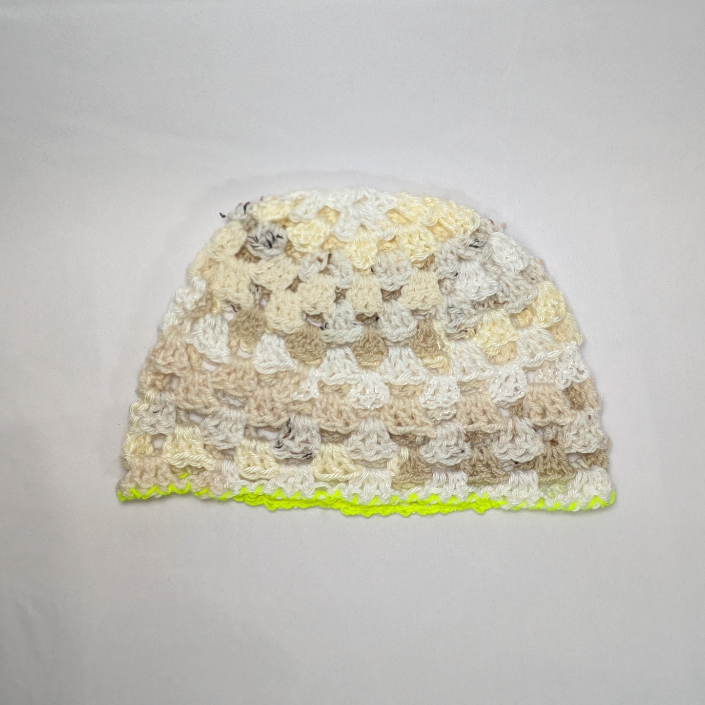 Beige Scrap Beanie