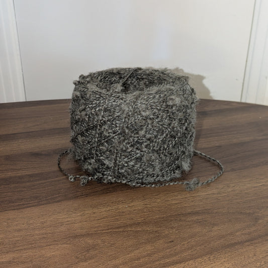 Gray Textured Yarn Cake