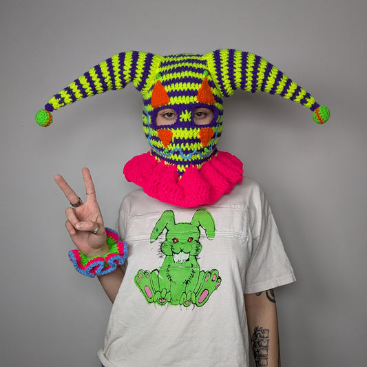 Neon Jester Balaclava