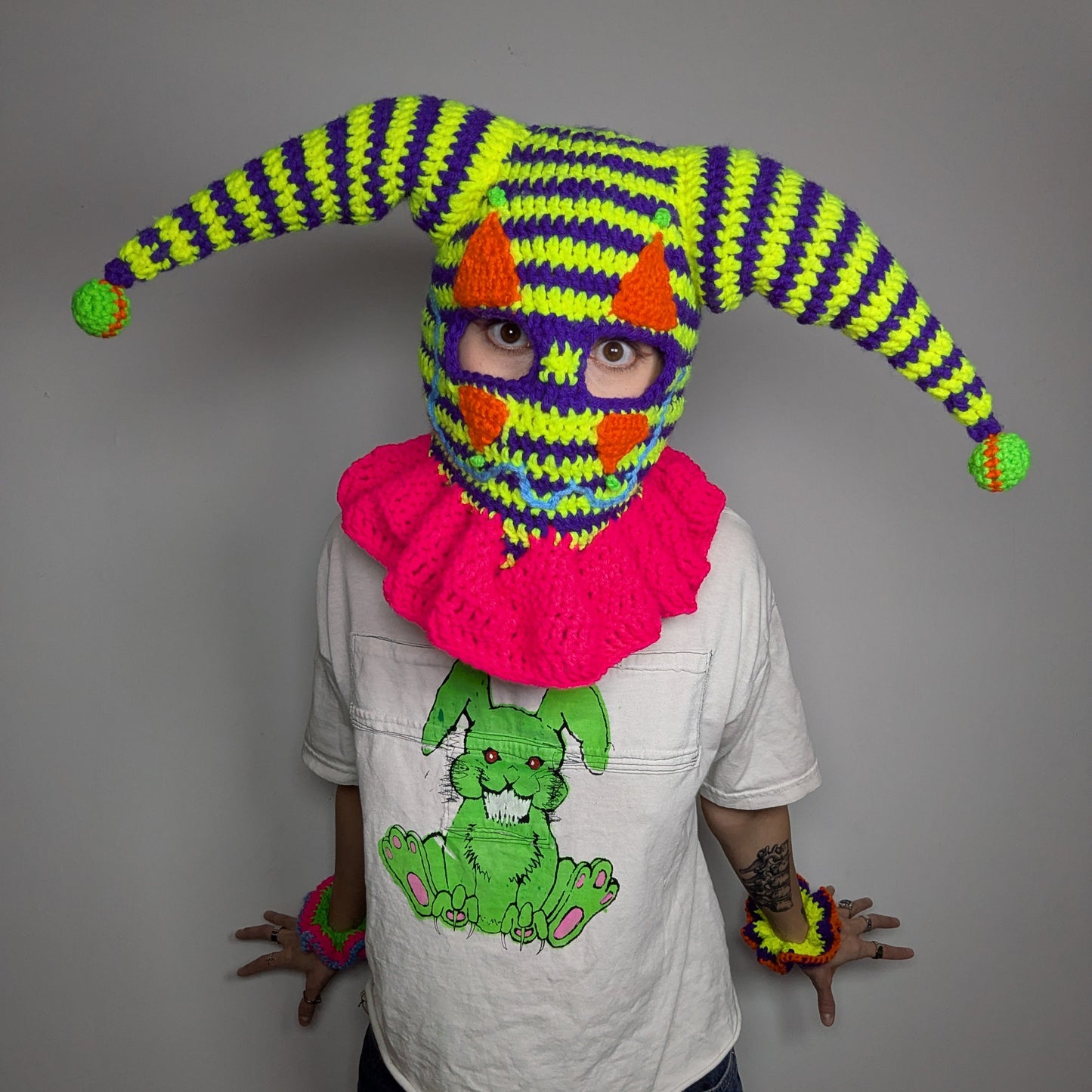 Neon Jester Balaclava