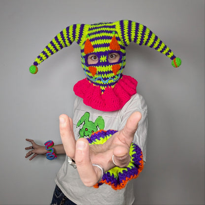 Neon Jester Balaclava