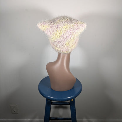 Yellow Fuzzy Cat Hat