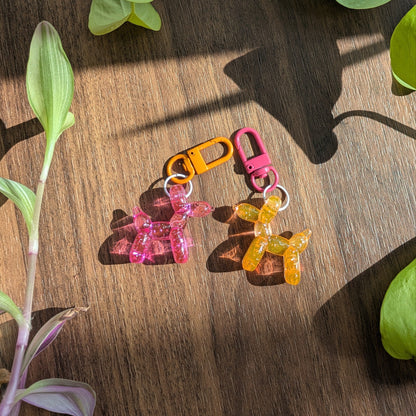 Pride Balloon Dog Keychains