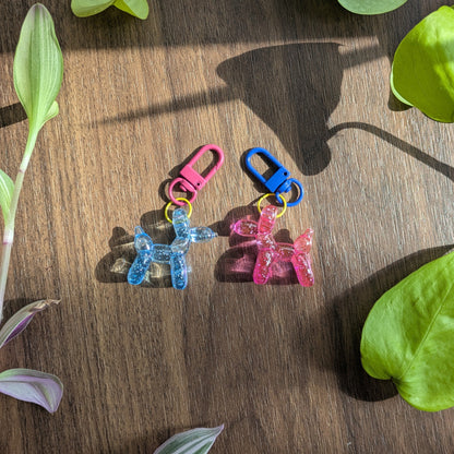 Pride Balloon Dog Keychains