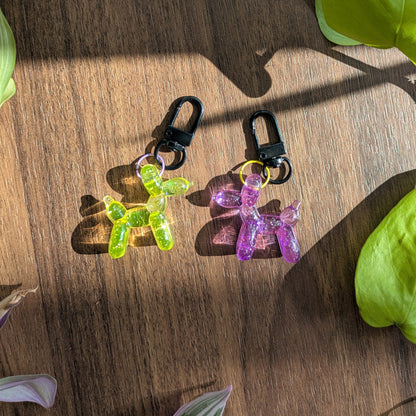 Pride Balloon Dog Keychains