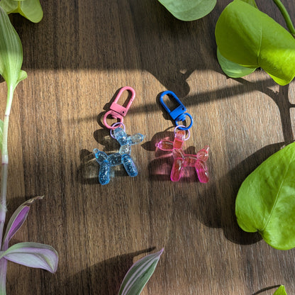 Pride Balloon Dog Keychains