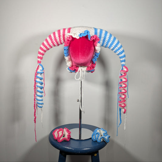 Trans Jester Hat + Cuffs