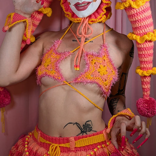 Crochet Star Bra