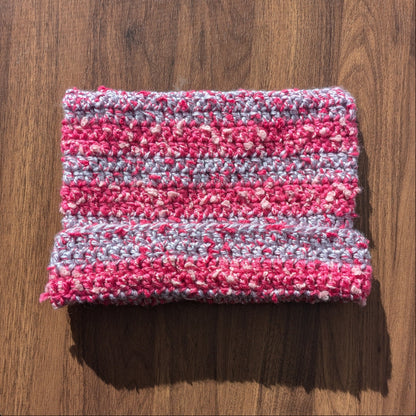 Pink & Purple Cat Hat (Thick Stripes)