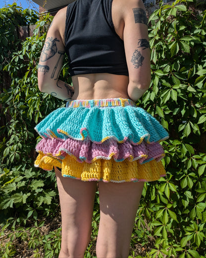 Tiered Ruffle Skirt Pattern - PDF