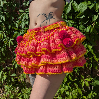 Gyaru Ruffled Skirt