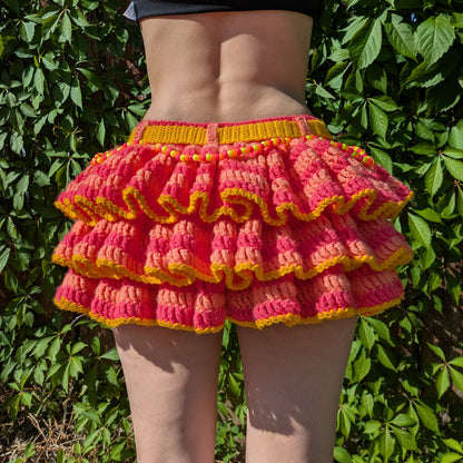 Gyaru Ruffled Skirt