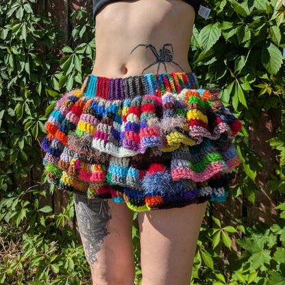 Scrappy Ruffled Skirt