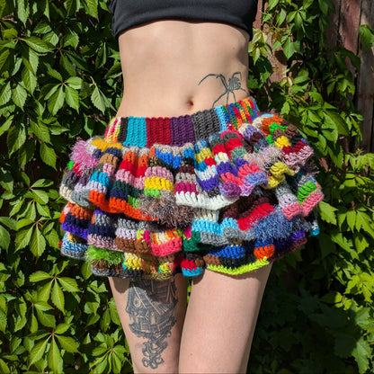 Scrappy Ruffled Skirt