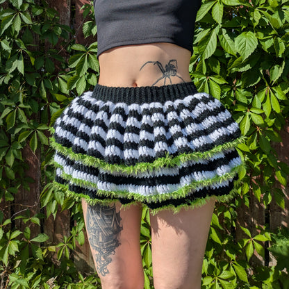Beetlejuice Ruffled Skirt