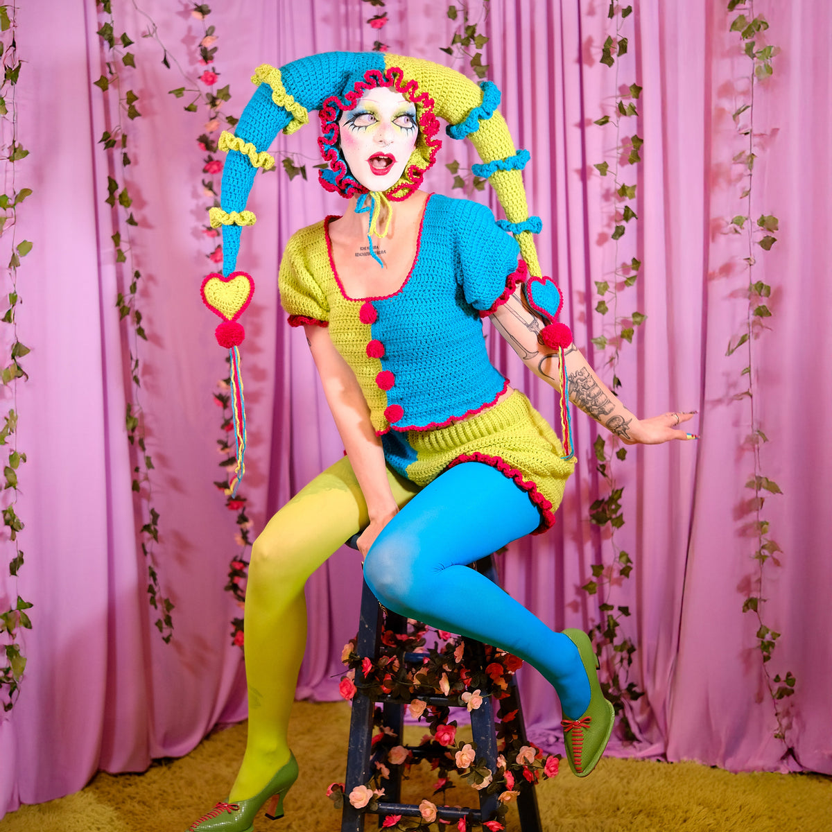 Spring Jester Hat