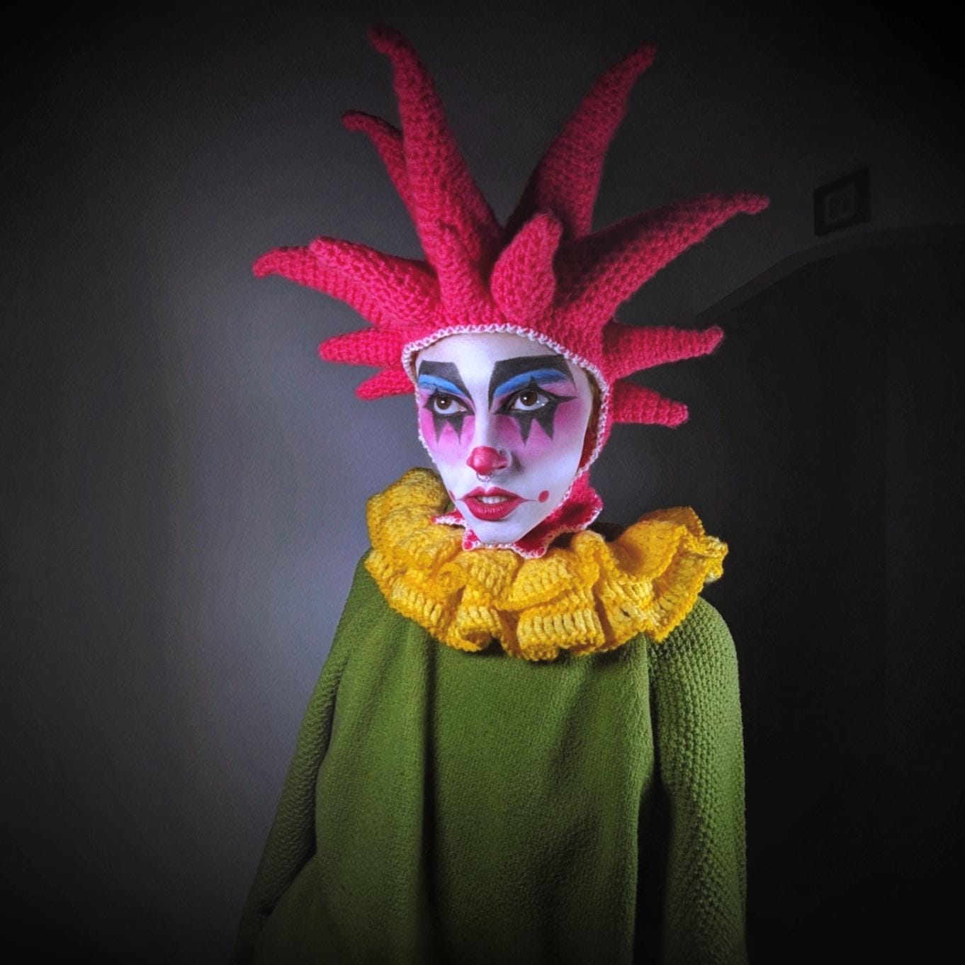 Yellow Clown Collar - Spikey KKFOS Cosplay