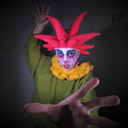 Yellow Clown Collar - Spikey KKFOS Cosplay