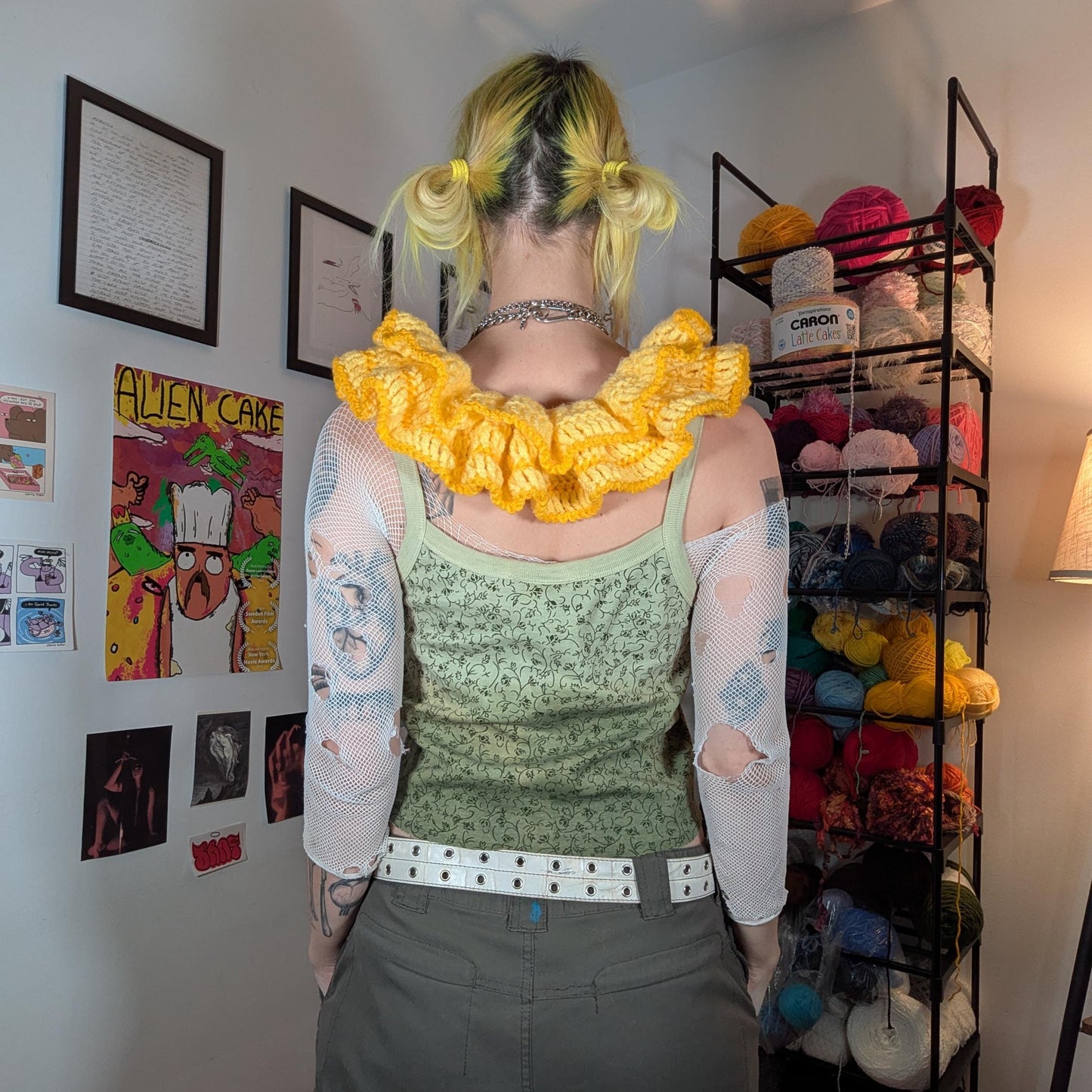 Yellow Clown Collar - Spikey KKFOS Cosplay