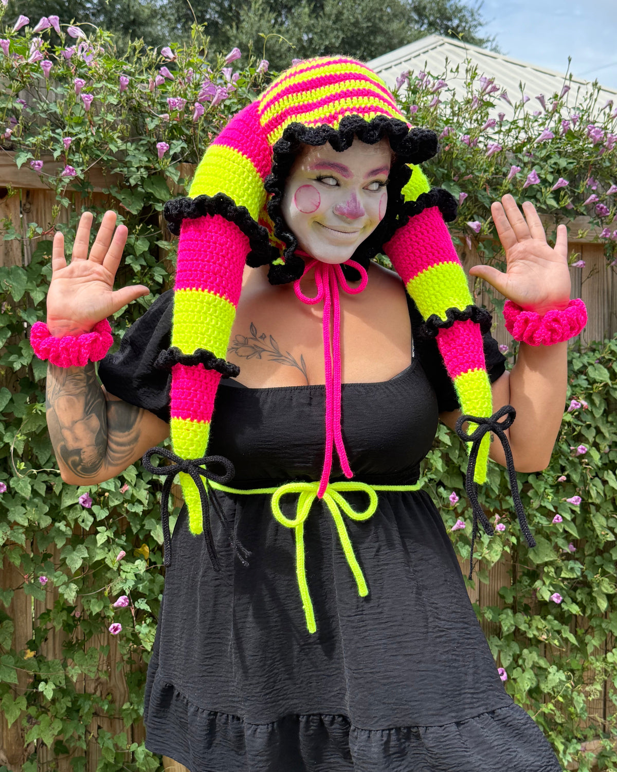Bouncy Jester Hat Pattern - PDF