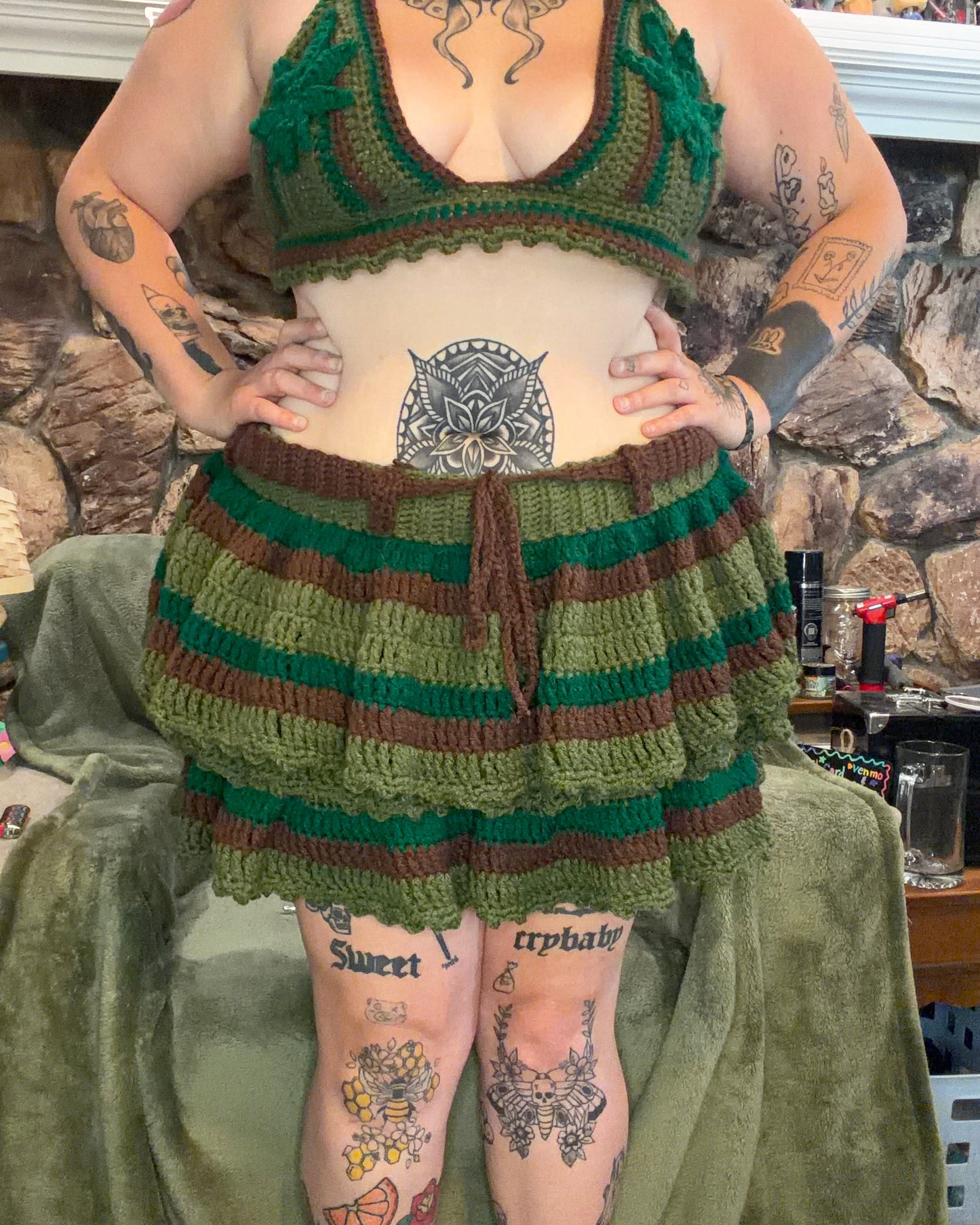 Tiered Ruffle Skirt Pattern - PDF