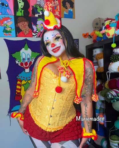 Birthday Clown Hat Pattern - PDF